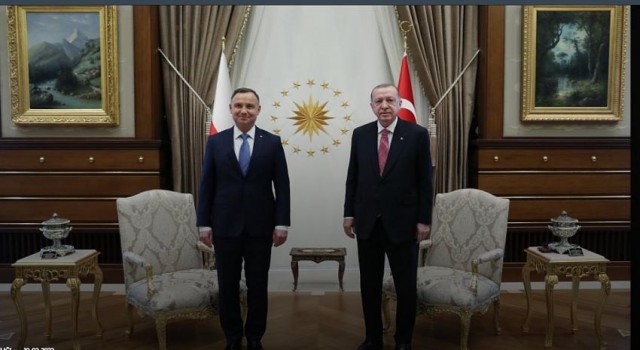 Cumhurbaşkanı Erdoğan, Polonya Cumhurbaşkanı Duda ile görüştü