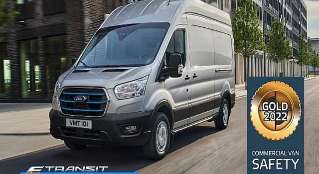 Ford Otosan tarafından Türkiye’de üretilen Ford E-Transit, Euro NCAP tarafından ‘Altın’ ödüle layık görüldü