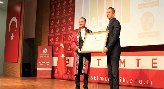 OSTİM Teknik Üniversitesi’nden Prof. Dr. İrfan Suat Günsel’e Fahri Doktora Unvanı