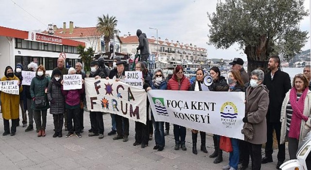 Foça Kent Konseyi’nden ‘‘NATO kışkırtmalı Savaşa Hayır!’’