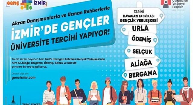 İzmir Büyükşehir Belediyesi üniversite tercihinde gençlerin yanında