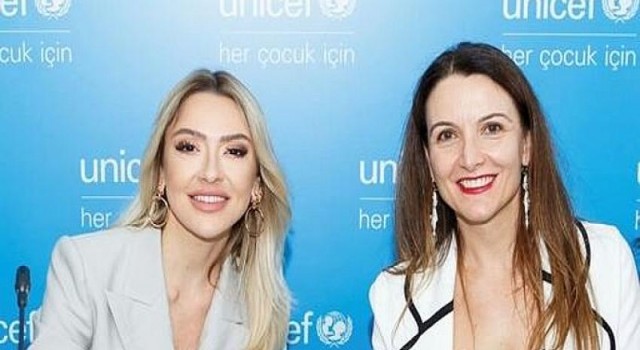 Şarkıcı Hadise, UNICEF Türkiye Çocuk Hakları Savunucusu oldu