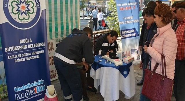 Muğla Büyükşehir’den 13 İlçede diabet taraması