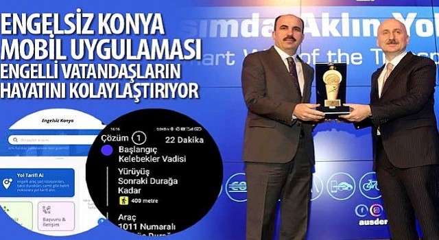 Engelsiz Konya Mobil Uygulaması” Hayatı Kolaylaştırıyor