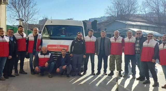 İzmir İl Milli Eğitim Müdürlüğü Teknik Ekibi Kahramanmaraş’ta