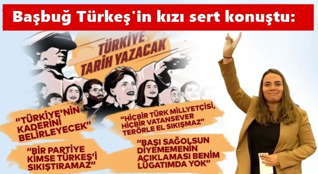 Başbuğ Alparslan Türkeş’in kızı, İYİ Parti Adana Milletvekili Adayı Dr. Ayyüce Türkeş, "MHP'nin ben de sadece adı kaldı!