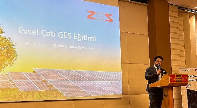 Çatılarda solar enerji eğitimi başladı