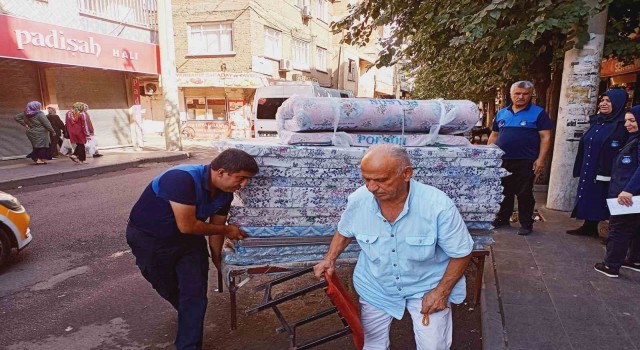 Diyarbakır’da kaldırım işgalleri nedeniyle denetim yapıldı