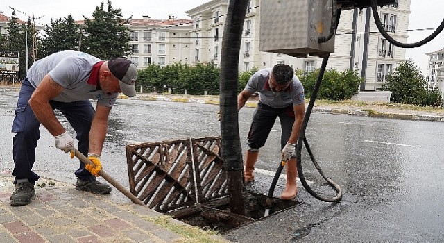 Kuvvetli Yağış Öncesi Beylikdüzü’nde Tedbirler Alındı