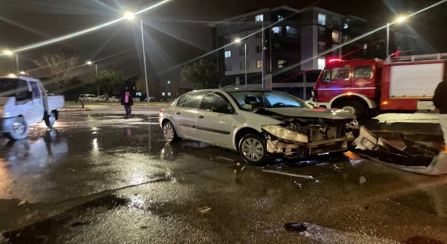 Isparta’da trafik kazası: 2 yaralı