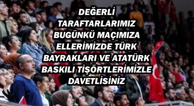 İzmit Belediyespor taraftarları Atatürk baskılı tişört giymeye davet etti