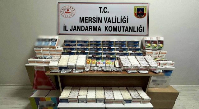 Mersin’de kaçak elektronik sigara ve makaron ele geçirildi