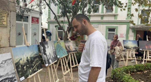 Sinop’ta deniz şehitleri için resim sergisi açıldı