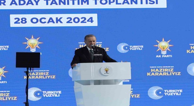 Cumhurbaşkanı Erdoğan Eskişehir’de