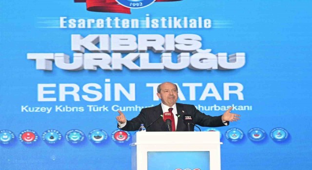 KKTC Cumhurbaşkanı Tatar:” Doğu Akdeniz’de bağımsız bir Türk devleti olan KKTC, anavatanıyla uyum içerisinde”