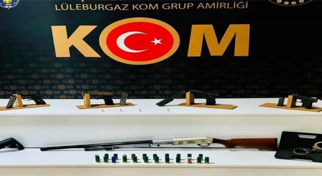 Lüleburgaz’da silah kaçakçılığı operasyonu: 3 tutuklama