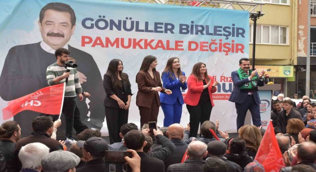 Ailesi Başkan Adayı Ertemur’u Pamukkale’ye emanet etti