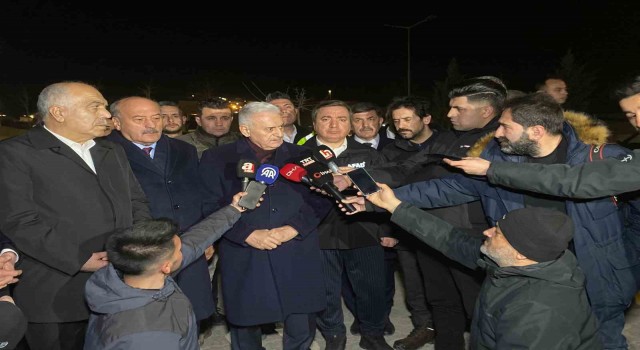 Binali Yıldırım: ”Kurtarma çalışmaları gece de termal kameralar yardımıyla devam ediyor”