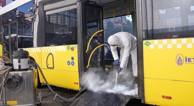 İETT Araçları Her Gün Titizlikle Temizleniyor, Yeni Görevine Hazırlanıyor