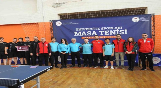 Üniversite Sporları Masa Tenisi Türkiye Şampiyonası Kırşehir’de başladı