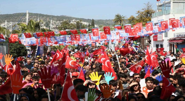 Cumhur İttifakı’nın Büyük Bodrum Mitingi coşkuyla tamamlandı