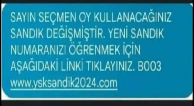 Dolandırıcıların ‘seçim’ tuzağı