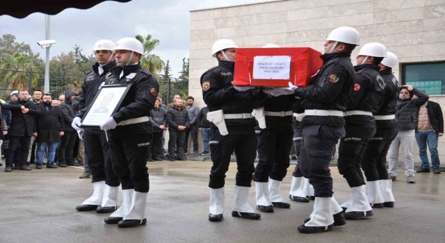 Görev başında hayatını kaybeden polis memurunun cenazesi törenle Hatay’a uğurlandı