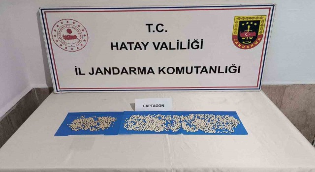 Hatay’da bin 298 uyuşturucu hap ele geçirildi