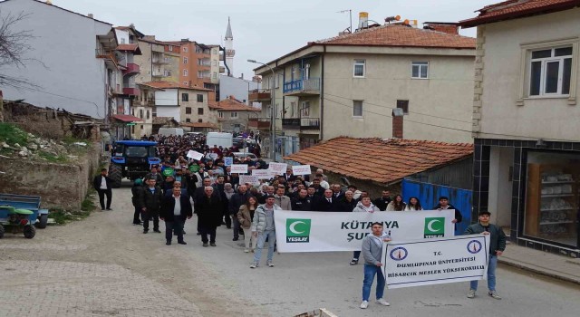 Hisarcık’ta bağımlılıkla mücadele farkındalık yürüyüşü