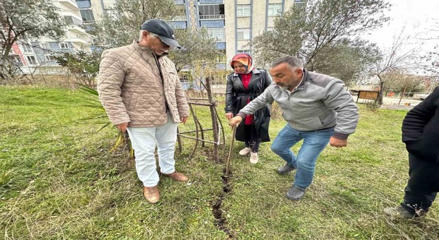 İnşaat temel kazısında tedirgin eden görüntü