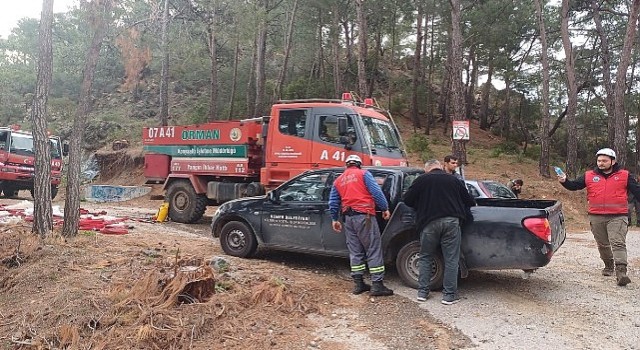 Kemer’de korkutan yangın