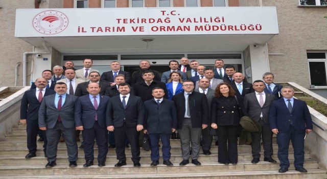 Tarımsal Üretimin Planlanması bilgilendirme toplantısı Tekirdağ’da yapıldı