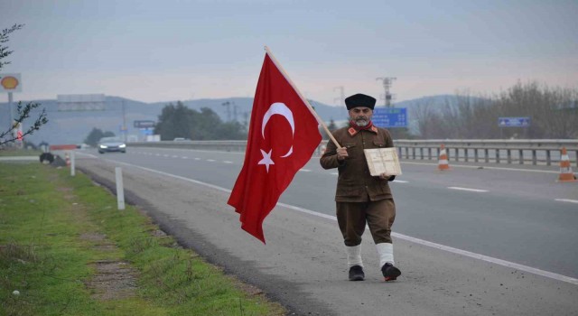 ”Torundan Dedeye Vefa Yürüyüşü” Keşan’a ulaştı