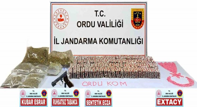 Ordu’da jandarma ekiplerin uyuşturucu operasyonu