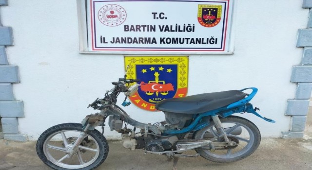 Çaldığı motosikletle yakalandı