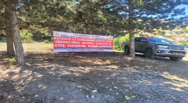 Kütahya’da orman yangınlarına karşı seferberlik