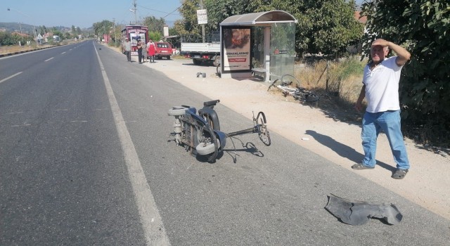 Kazada ağır yaralanan yaşlı adam hastanede hayatını kaybetti