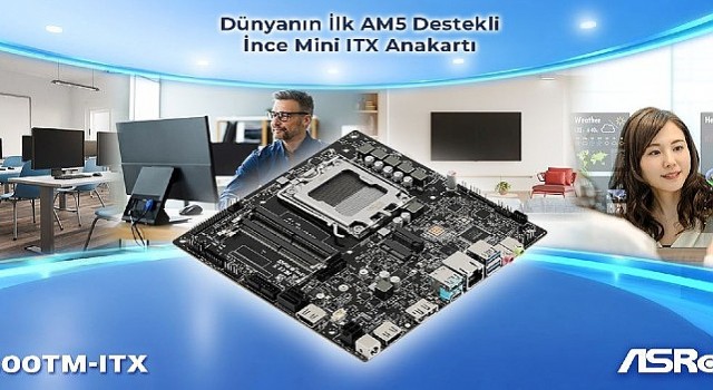 Dünyanın İlk İnce Mini ITX Anakartını Tanıttı: X600TM-ITX