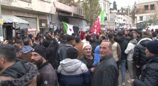 Adıyaman’da Suriyeliler kutlama yaptı