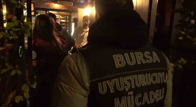 Bursa polisinden gece mekanlarına ”şok” baskın