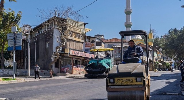 İzmir'de Gürçeşme Caddesi yenileniyor