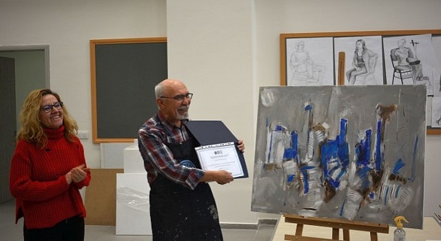 Ressam akademisyen Prof. Dr. Karayağmurlar’dan Canlı Performans