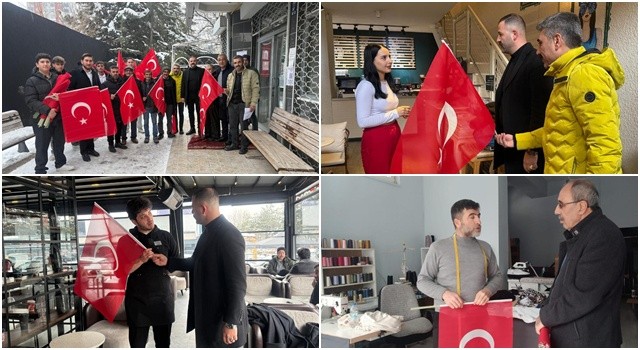 Ay Yıldıza El Uzatanlara Kayseri’den Sert Mesaj: Bayraklar Şehre Damga Vurdu