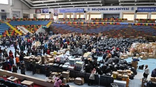 Selçuklu’dan Hatay’a 52 Tır Yardım Malzemesi Gönderildi