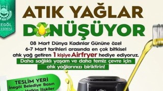 Kadınlar Gününe Özel Airfryer Ödüllü Atık Yağ Kampanyası Başlıyor