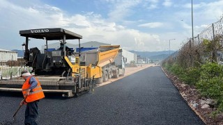 Ford Otosan fabrikası ile serbest bölge arasında yeni yan yol yapıldı