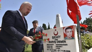 15 Temmuz şehitleri Menemen’de dualarla anıldı