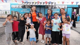 Adıyaman Konteynır Kentteki Çocuklara Moral Etkinliği