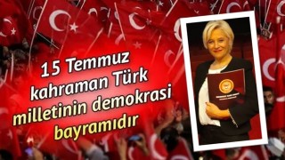 MSP Teşkilat Başkanı Sibel Yaşar, 15 Temmuz Milli Birlik ve Şehitler Bayramı münasebeti ile bir mesaj yayımladı. 