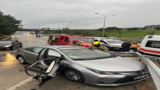 Bursa’da otomobil bariyerlere çarptı: 1 ölü